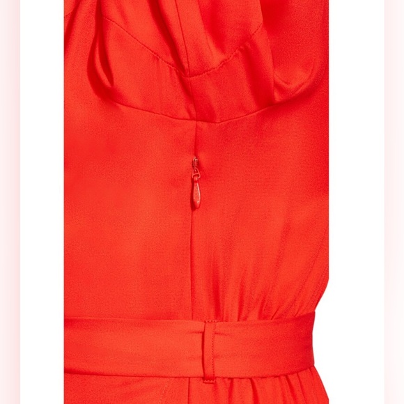 NWT CITY CHIC Isabella Dress - tigerlily orange/red  *NWT* - Picture 5 of 7
